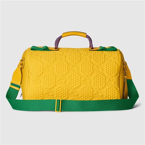 Medium GG scuba duffle bag in yellow scuba 